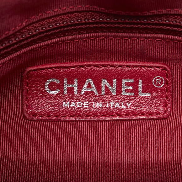 Chanel Gabriel Chain Shoulder Bag Black Felt Leather - Picture 8 of 9